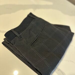 Black Checkered Pants